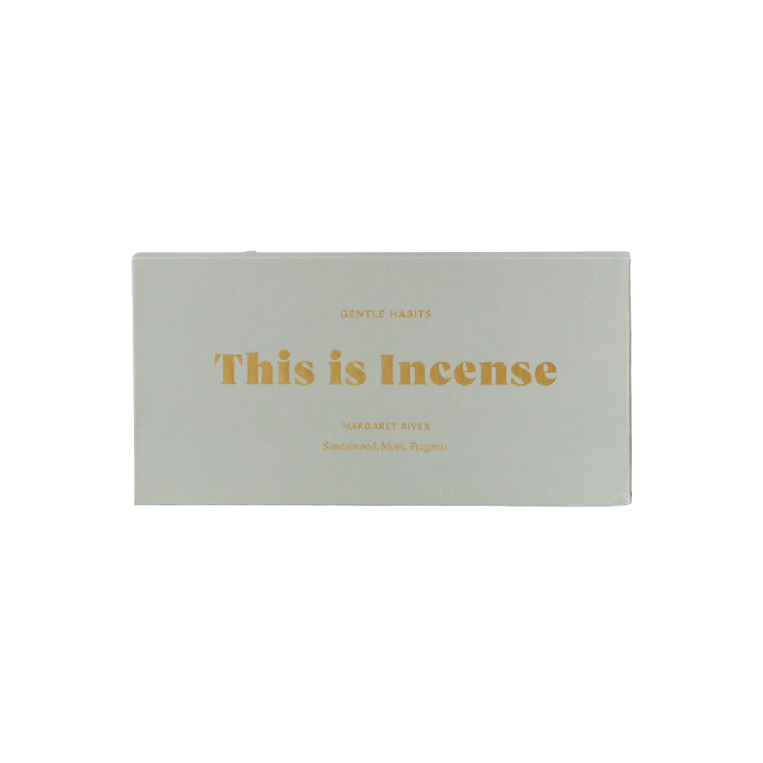 This is Incense Gentle Habits Margaret River Incense