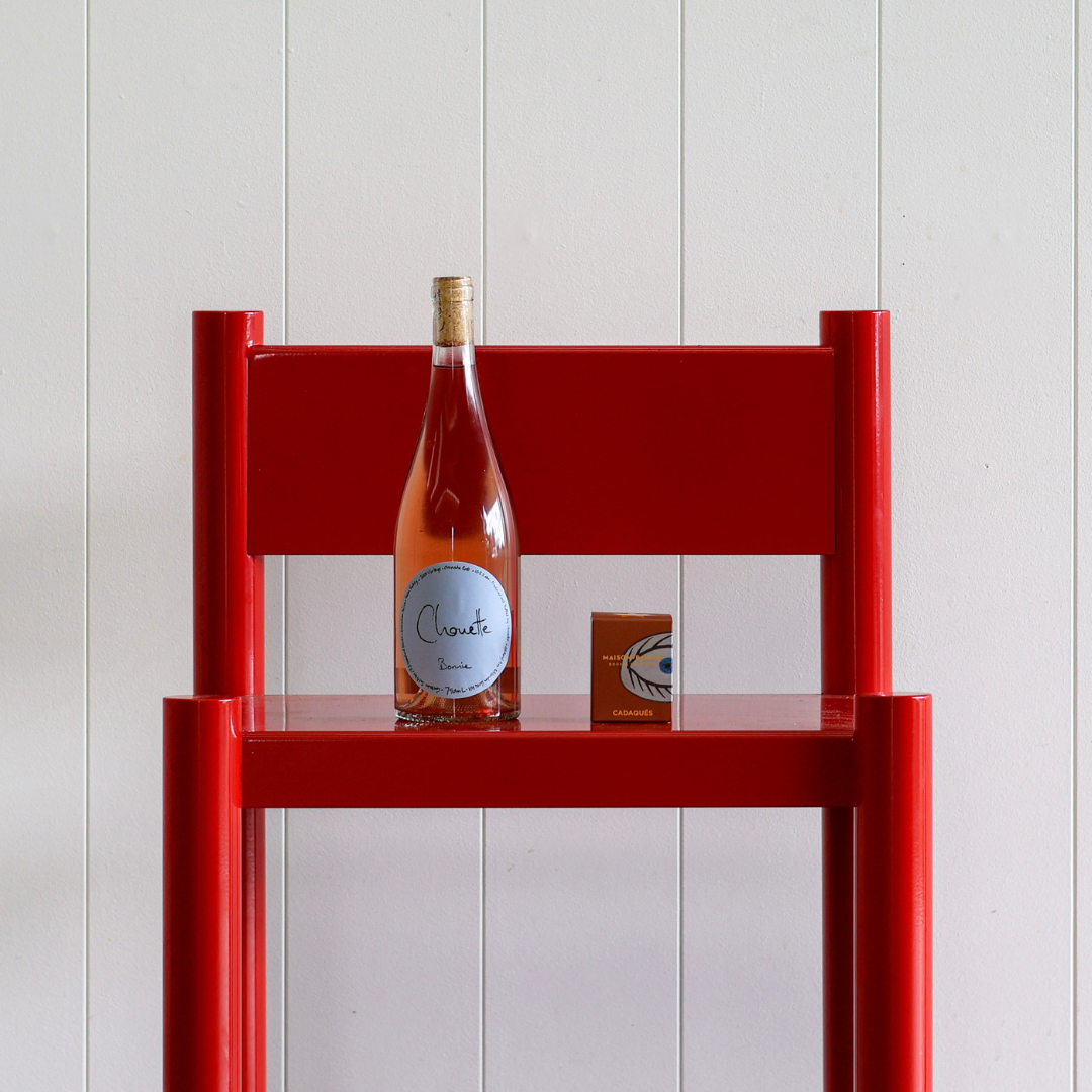 Wine & Wick Gift Set with a bottle of rosé wine and a Maison Balzac scented candle, for same-day delivery in Perth