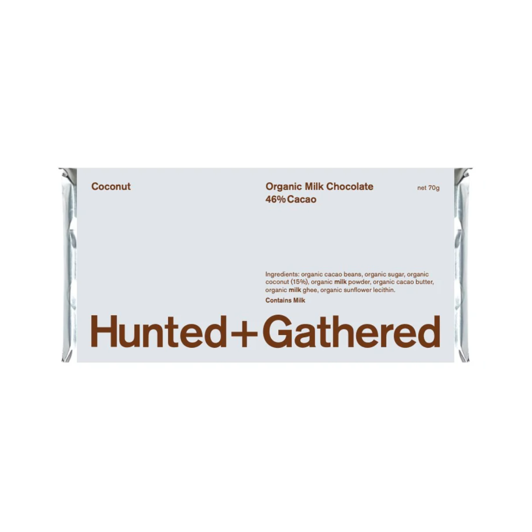 Hunter + Gathered Milk Chocolate & Coconut