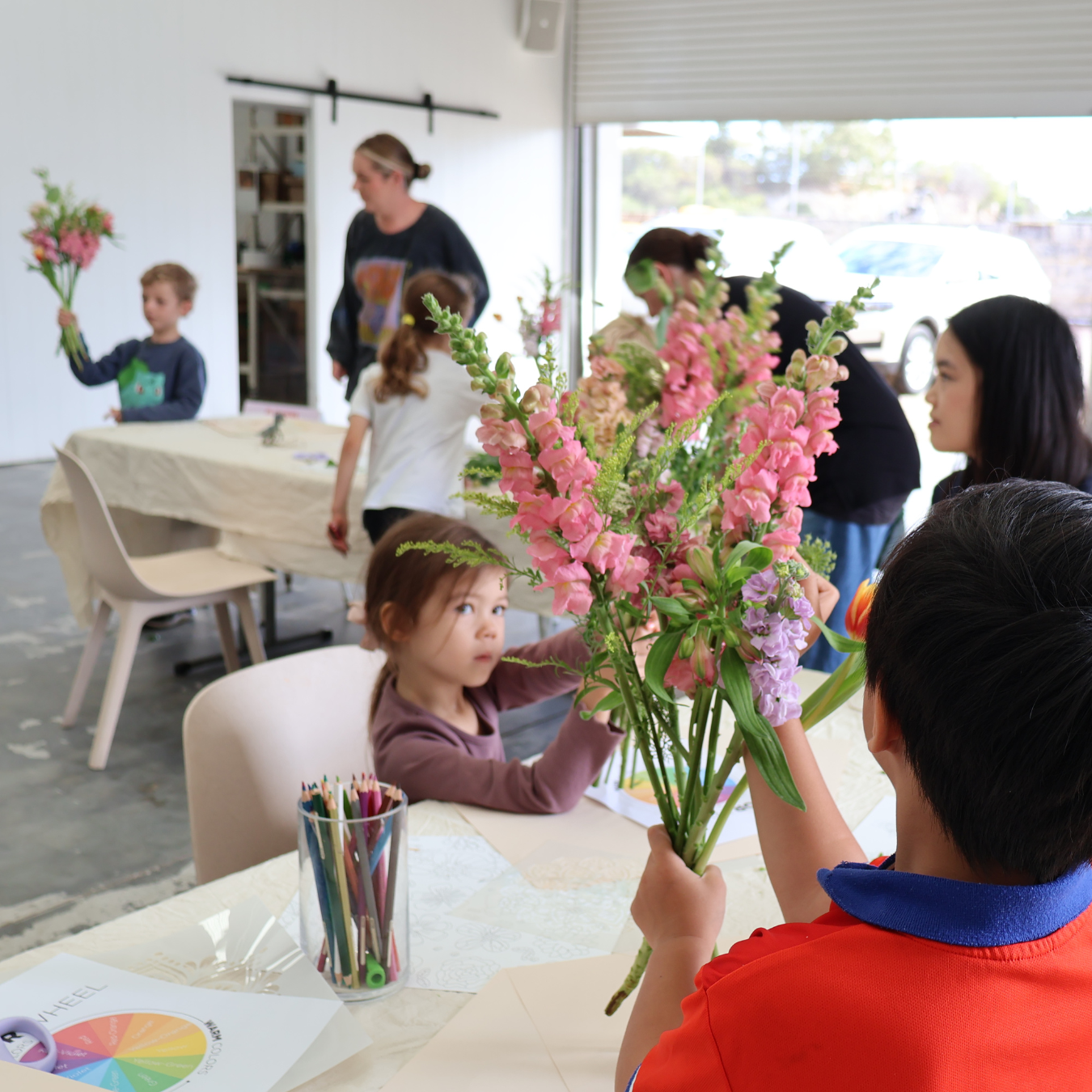 Kids’ School Holiday Mixed Posy Workshop | JULY 16th @ 10AM-11AM