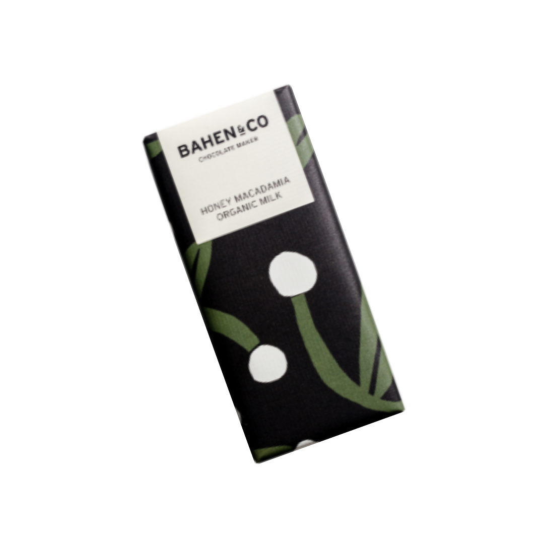 Honey Macadamia Organic Milk - Bahen & Co Chocolate